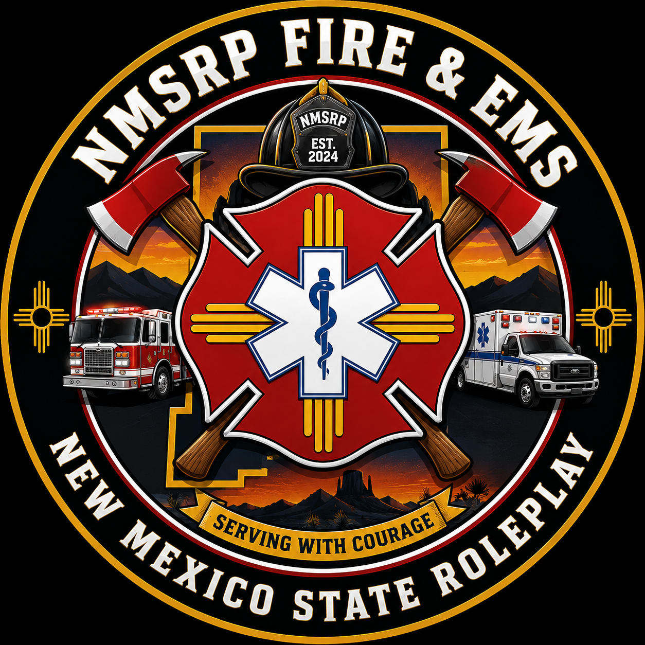 NMSRP Fire & EMS badge
